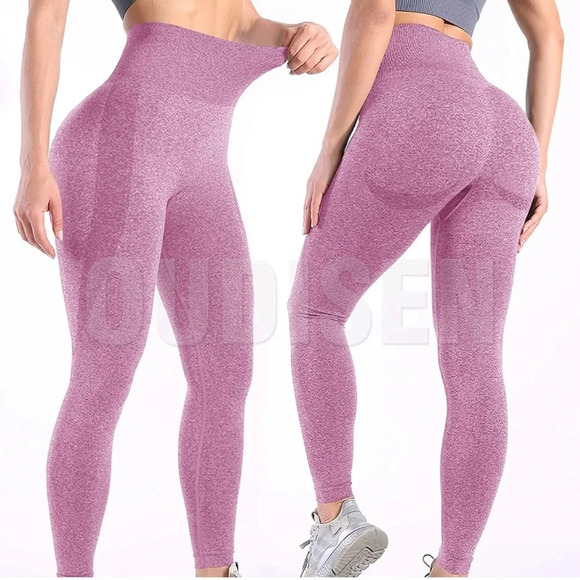 Oudisen Pants - NWT! Women’s juicy peach butt purple/pink leggings, Small